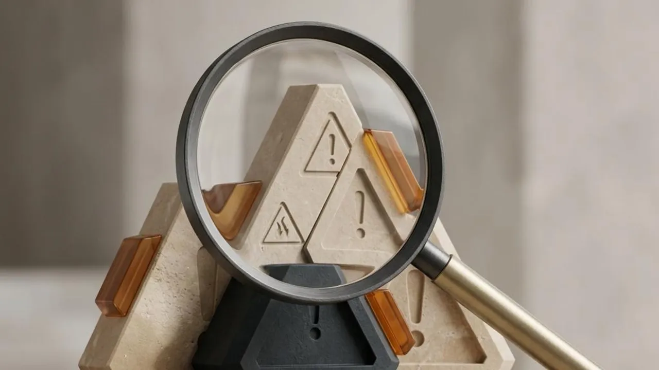 Conceptual generated illustration for: Checking a crypto firm on Sweden’s FI warning list
